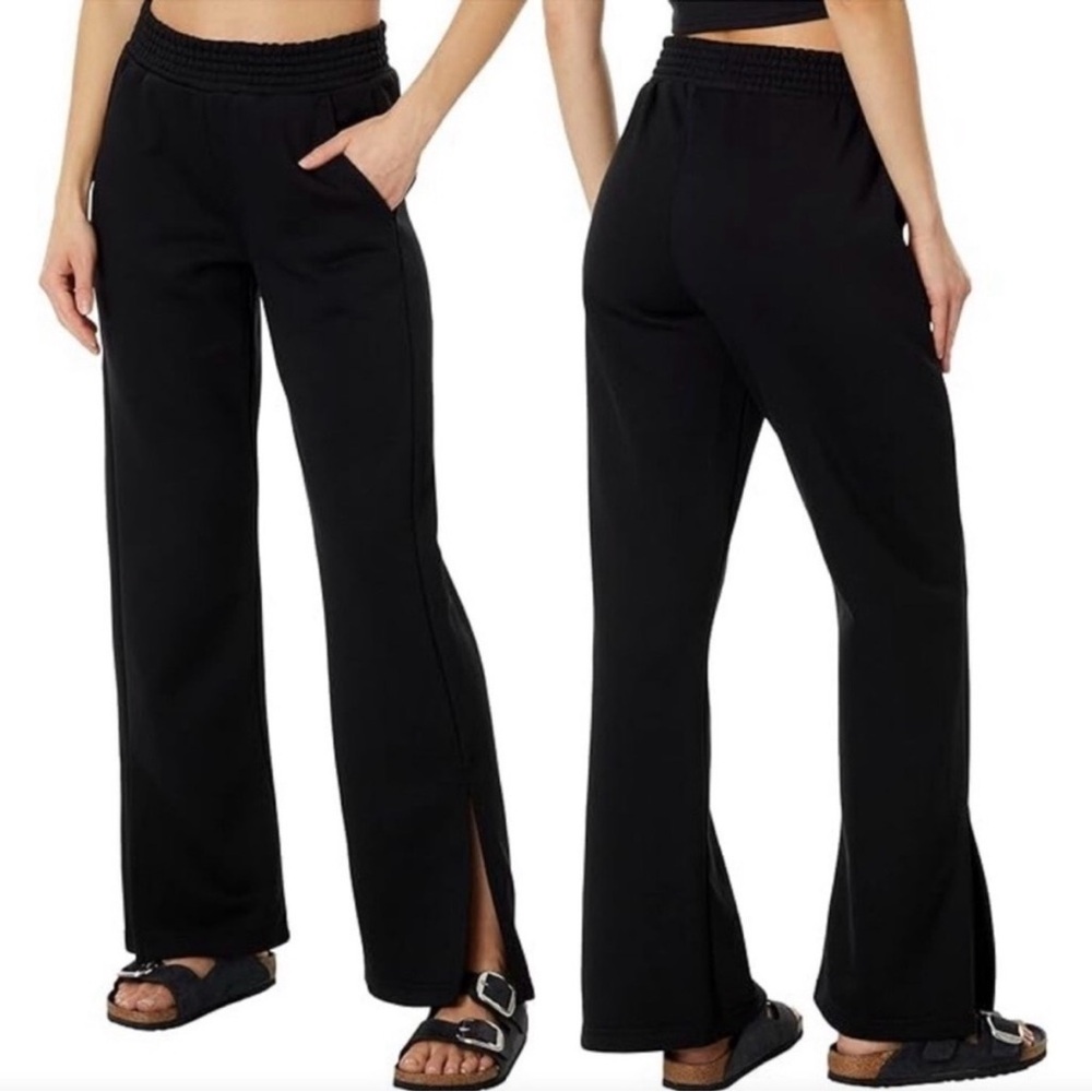 Pact • Organic Side Leg Split Lounge Sweatpants Elastic Waist